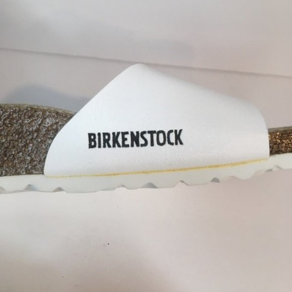 NEW Birkenstock Madrid White 41 narrow Slide Sandal - Picture 2 of 6